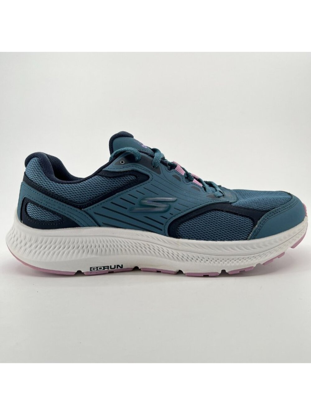 Skechers Go Run Consistent 2.0 Womens Size 10 Blue Black Running Shoes Sneakers